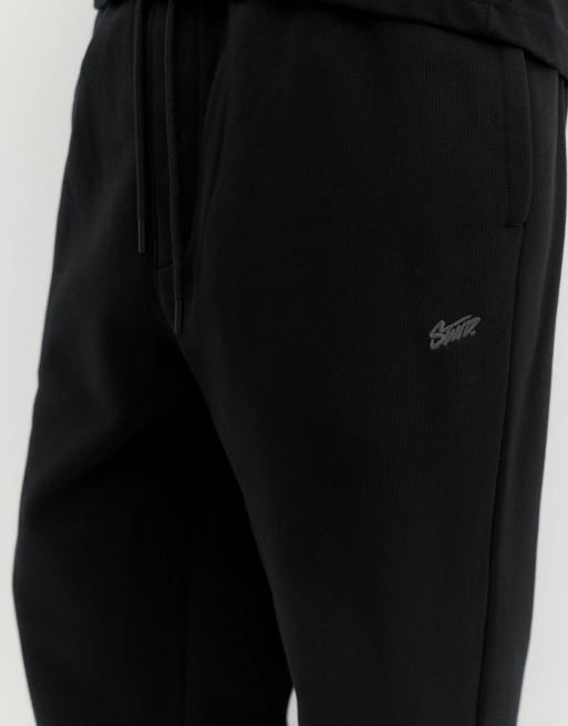 Pull&Bear - STWD- Joggers neri, 3 di 7