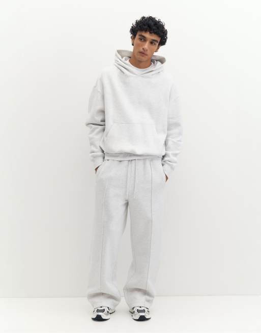 Pull&Bear – STWD – Melerad träningsoverall, 2 av 3
