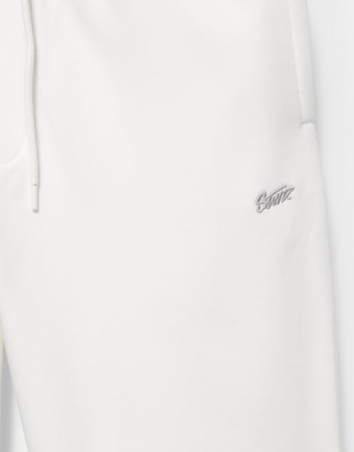 Pull&Bear Stwd joggingbyxor i off white, 7 av 7