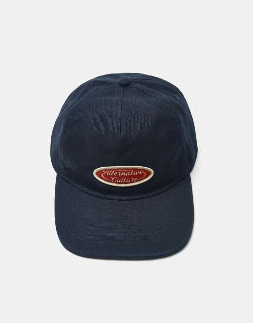 Pull&Bear Stwd-keps i navy, 3 av 5