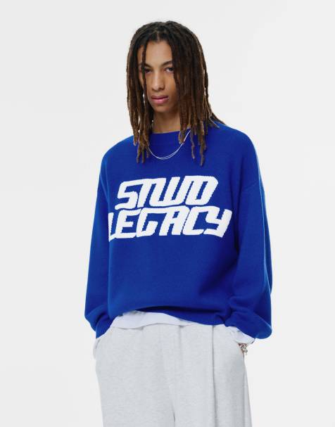 Pull&Bear - Stwd Legacy - Maglione blu intenso - view 1