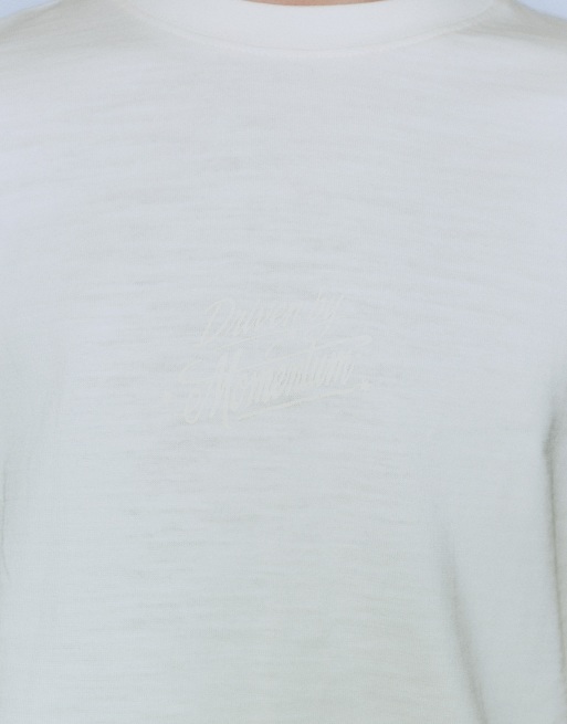 Pull&Bear Stwd long sleeve t-shirt in sand, 3 of 6
