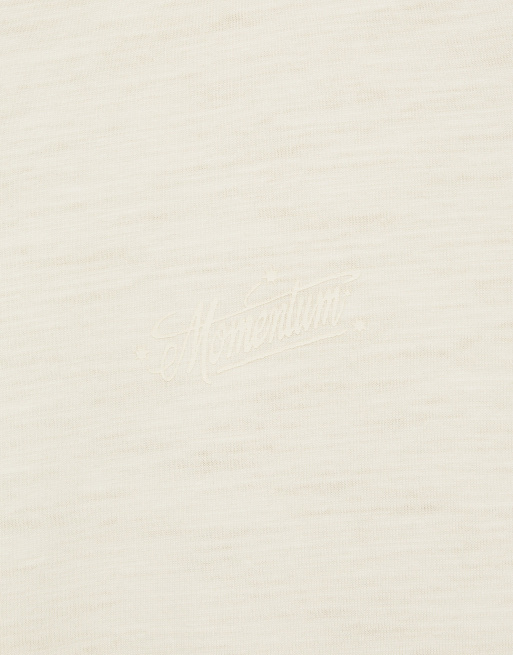 Pull&Bear Stwd long sleeve t-shirt in sand, 5 of 6