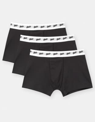 STWD - Lot de 3 boxers - Noir - Pull & bear - Modalova