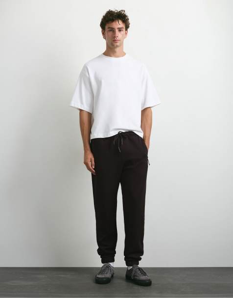 Pull&Bear Stwd pantalon de jogging technique noir - view 1