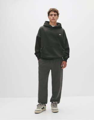 Pull & Bear - STWD - Pantalon de survêtement - Gris