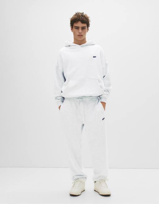 Pull&Bear - STWD - Pantaloni sportivi color ghiaccio