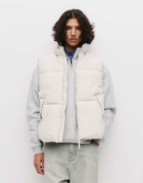 Pull&Bear - STWD - Piumino smanicato color sabbia - view 1