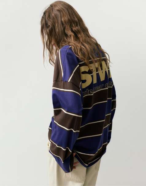 Pull&Bear – STWD – Randig t-shirt - view 1