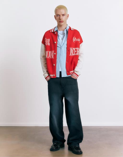 Pull&Bear – STWD – Röd kofta, 2 av 4