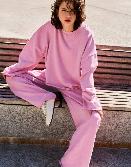 Pull&Bear jersey set in pink, 2 of 3
