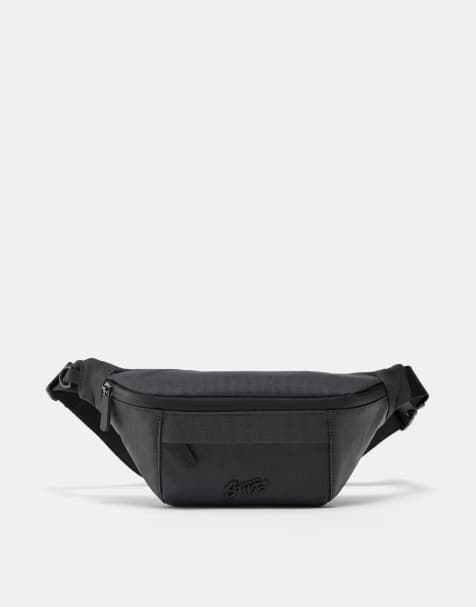 Pull&Bear - STWD - Sac banane en nylon - Anthracite - view 1