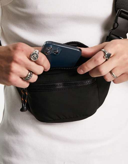 Pull&Bear STWD Sac banane Noir ASOS