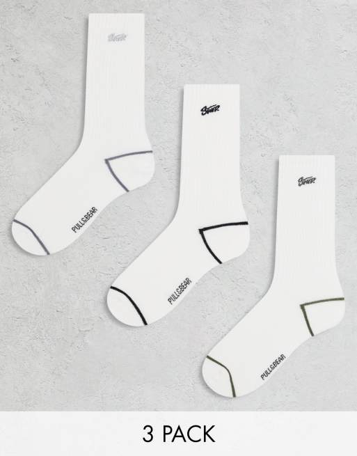 Pull&Bear - STWD - Set van sokken in wit