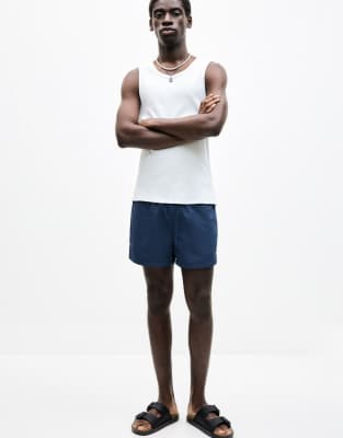 Pull & Bear - STWD - Short de bain - Bleu marine