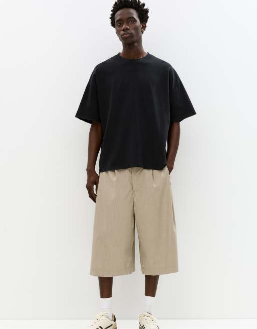 Pull&Bear STWD short sleeve t-shirt in black