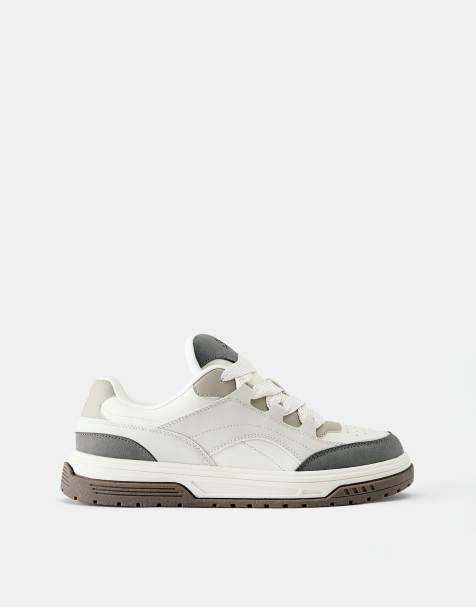 Pull&Bear Stwd skate sneakers i kontrast - view 1