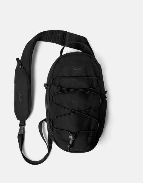 Pull&Bear - STWD - Sort crossbody-taske i tech-stof - view 1