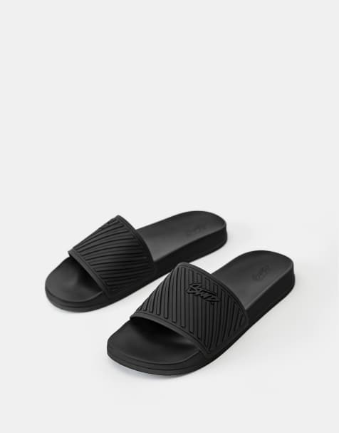 Pull&Bear - STWD - Sorte gummierede sandaler - view 1