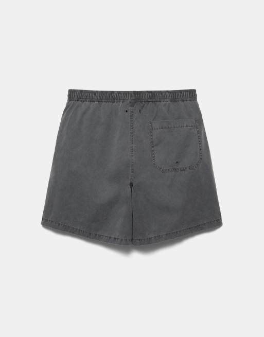 Pull&Bear – STWD – Svarta boardshorts, 4 av 4