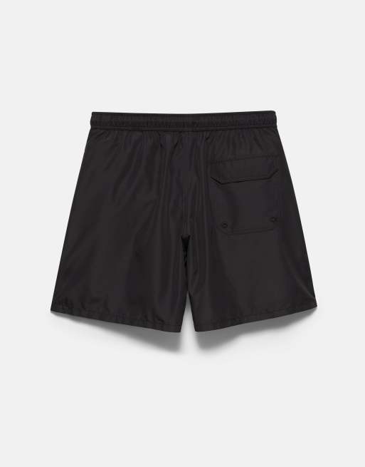 Pull&Bear – STWD – Svarta boardshorts, 4 av 4