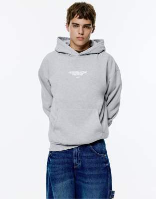 STWD - Sweat  capuche  motif pomme - chin - Pull & bear - Modalova
