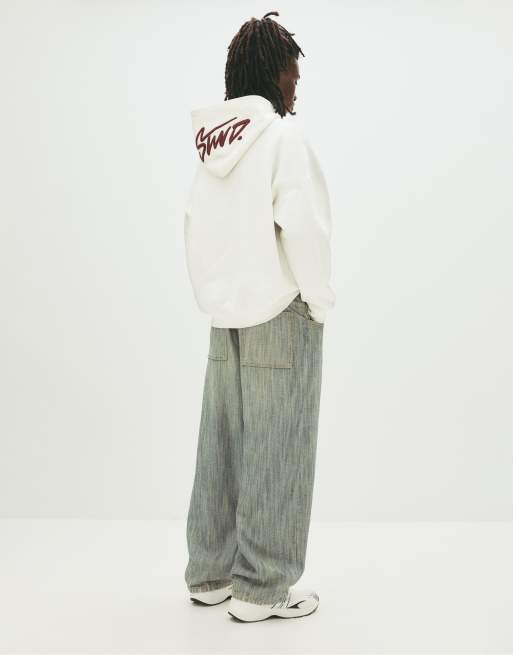 Sweat à Capuche OFF!-White Homme - Taille M - Couleur Blanc Cassé - Occasion TB