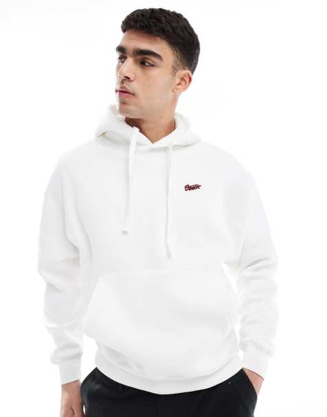 Pull&Bear - STWD - Sweat à capuche - Blanc - view 1
