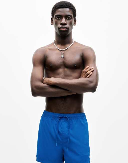 Pull&Bear STWD swim shorts in deep blue