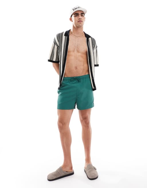 Pull&Bear STWD swimshorts in green