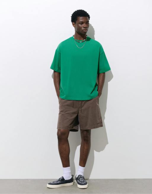 Pull&Bear - STWD - T-shirt à étoiles - Vert, 4 de 4
