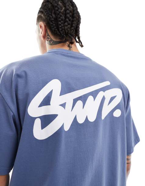 Pull&Bear - STWD - T-shirt blu scuro - view 1