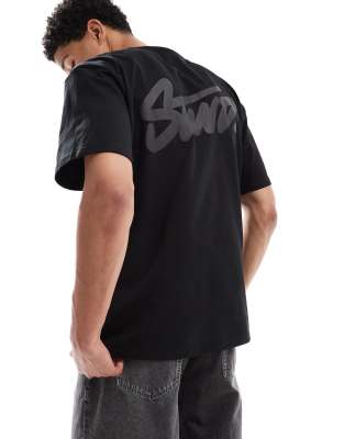 STWD t-shirt in charcoal-Gray