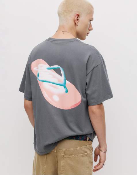 Pull&Bear - STWD - T-shirt in grijs - view 1