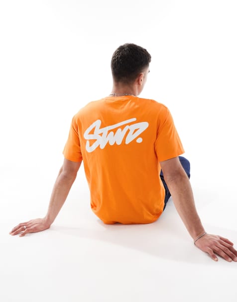 Pull&Bear - STWD - T-shirt in oranje - view 1