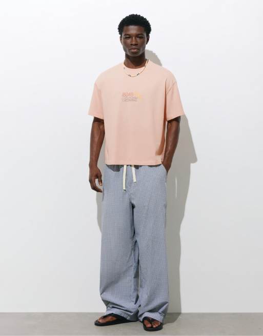 Pull&Bear – STWD – T-Shirt in Rosa mit „Gallery“-Print, 4 von 4