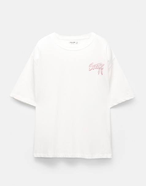 Pull&Bear - STWD - T-shirt met strik in ijs - view 1