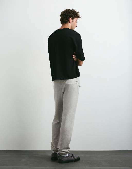 Pull&Bear Stwd technical joggers in grey marl, 2 of 7