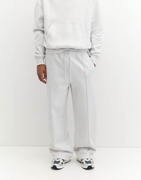 Pull&Bear STWD tracksuit in pale marl - view 1