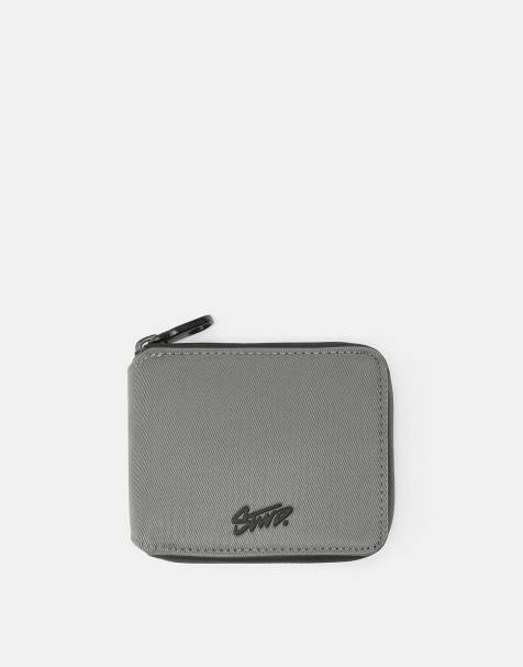 Pull&Bear Stwd wallet in grey - view 1