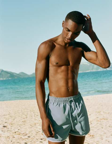 Pull&Bear - STWD - Zwemshort in aquamarijn - view 1