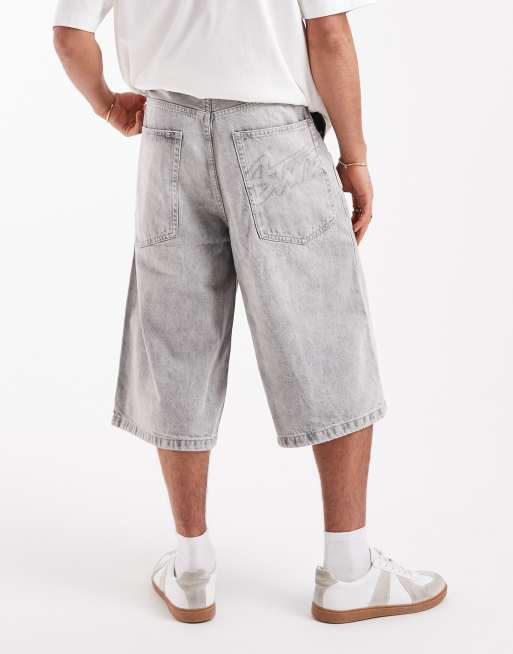 パンツ Graphpaper DenimBaggyShorts GRAY Graphpaper Denim Baggy Shorts バギーショーツ Graphpaper Denim