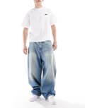 [Pull & Bear] Pull & Bear super baggy jeans in vintage blue 40 BLUE