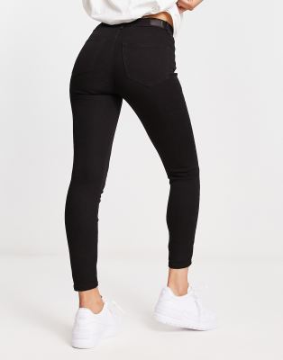 Pull and bear high store waist skinny jeans review