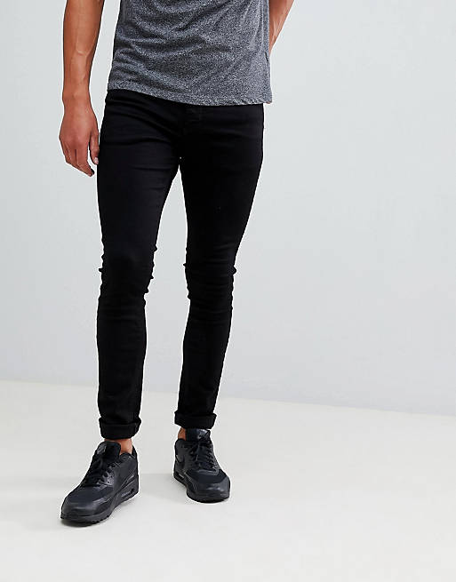 Pull&Bear Super Skinny Jeans In Black | ASOS