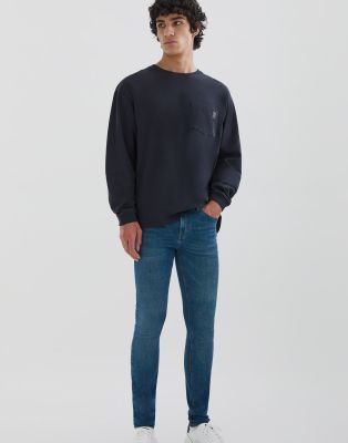 pull and bear super skinny jeans mens