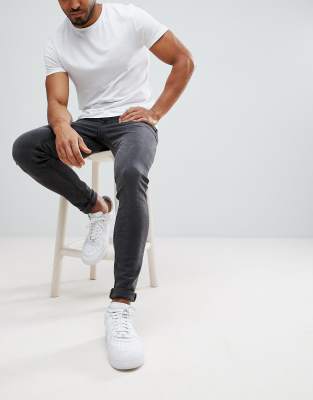 dark grey super skinny jeans