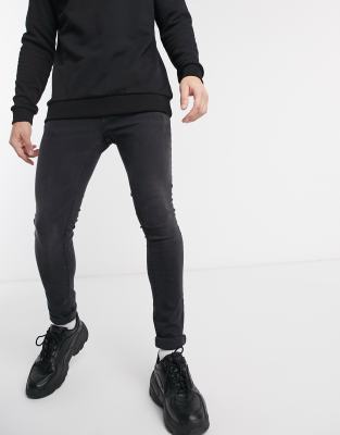 dark grey super skinny jeans