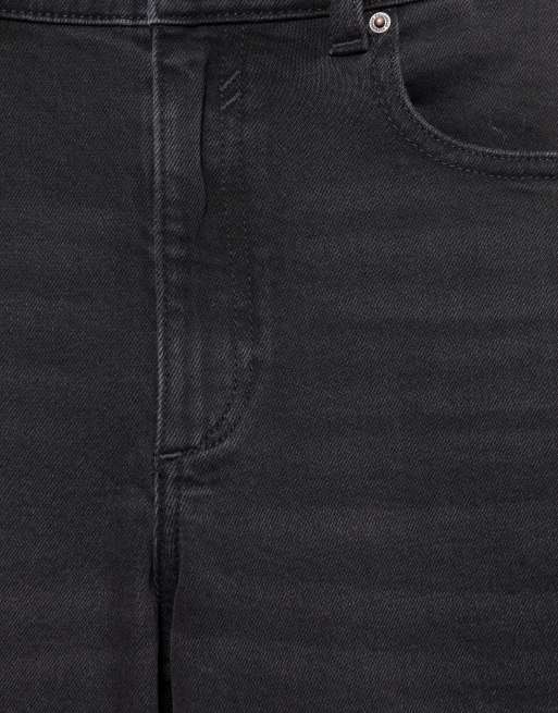 Pull&Bear super wide-leg jeans i sort, 6 af 7