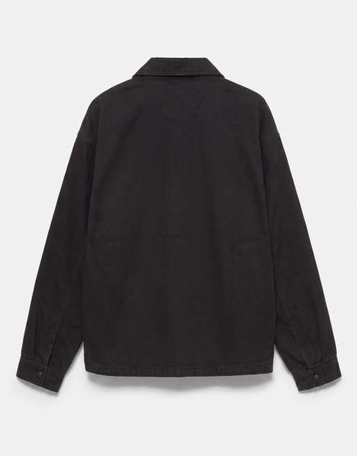 Pull&Bear surchemise zippée noire, 7 de 7